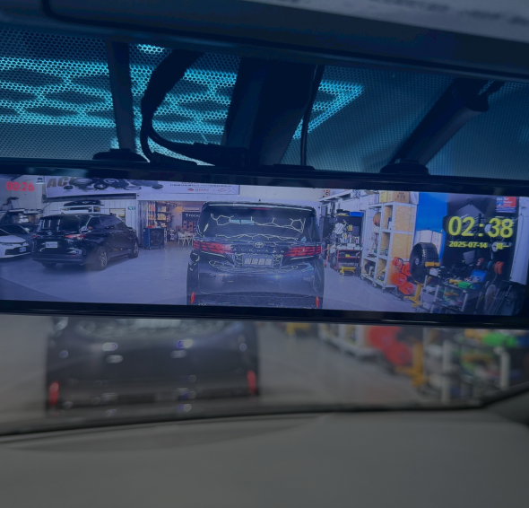 台中行車記錄器-電子後視鏡畫面